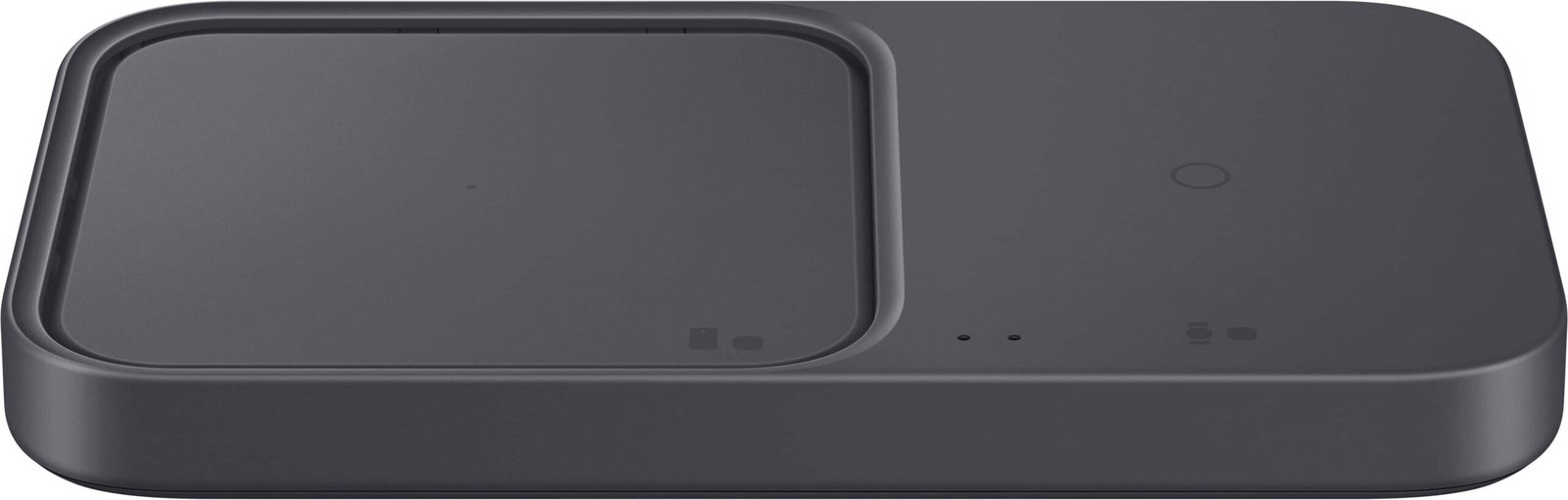 Samsung - 15W Duo Fast Wireless Charger pad with Cable Only - Black