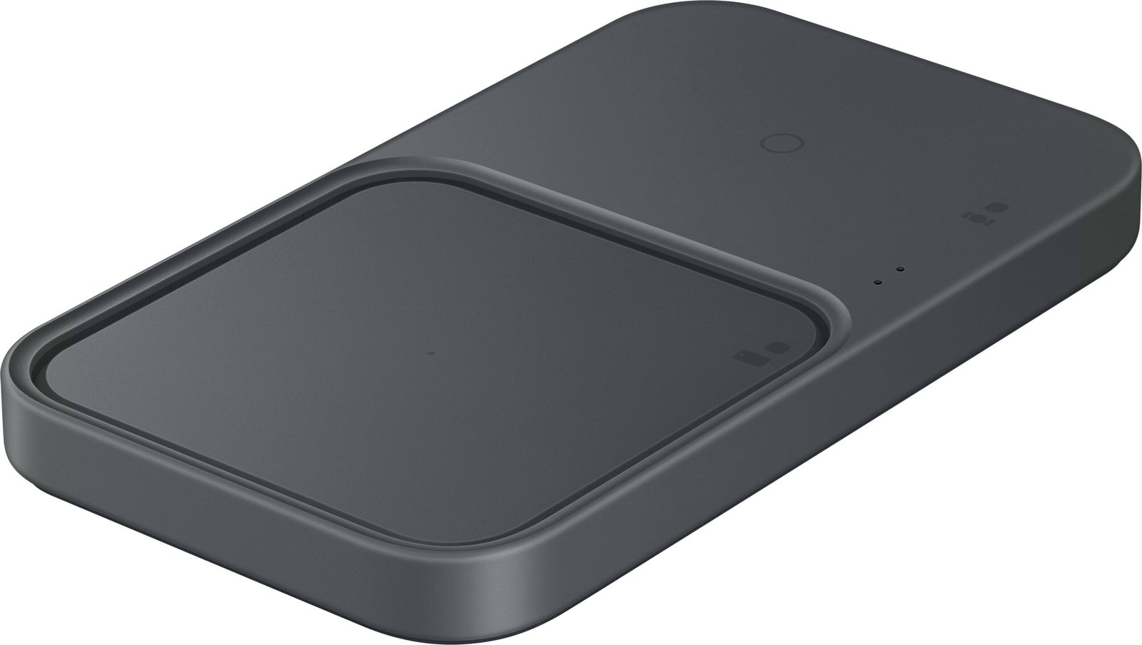 Samsung - 15W Duo Fast Wireless Charger pad with Cable Only - Black